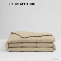 LOTUS ATTITUDE ผ้านวม สัมผัสนุ่ม ดุจใยไหม ความละเอียด 490 เส้น รุ่น Basic ส่งฟรี