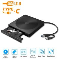 LongShengShenShangMao เครื่องเขียนดีวีดีความเร็วสูงเครื่องเขียน USB3.0ประเภท C เครื่องเล่นออปติคัลไดรฟ์ภายนอกเครื่องอ่าน CD-RW สำหรับแล็ปท็อป/โน้ตบุ๊ก/เดสก์ท็อป