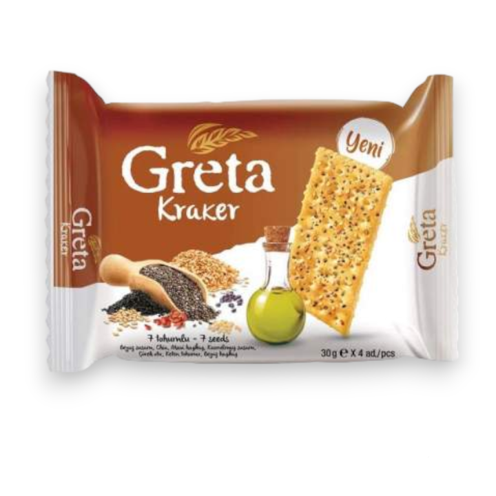 (Pack Of 4) Greta Crackers With 7 Seeds 30g Solen | Lazada PH