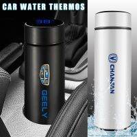 Car Smart Thermos Bottle Temperature Display Coffee Cup for Jeep Renegade Patriot Wrangler Grand Cherokee Compass accessories