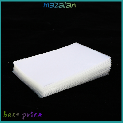 mazalan 100pcs Protector cards โปร่งใสเล่นเกม Display Card Sleeves