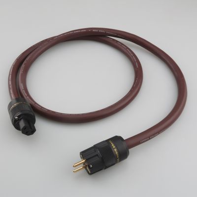 【YF】 CARDAS 5C Golden Reference HiFi audio power cable with Gold Plated US/EU Schuko Version Power