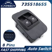 735518655 Car Electric Power Lifter Window Switch Push Button For Peugeot Bipper Tepee Citroen Nemo Fiat Fiorino Driver Side