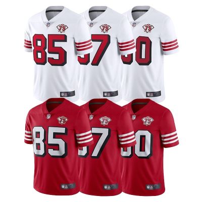 High quality NFL Rugby Jersey San Francisco 49Ers49 People 75Th Anniversary Edition Embroidered
