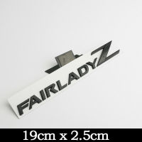 Metal Chrome Black Fairlady Z Letter Car Emblem Badge Decal for Nissan 370Z 350Z Z34 Z33 Accessories Decoration