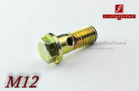 น็อตน้ำมัน Oil Bolt ขนาด M12x1.75x30 แบบ 1 รู