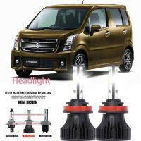 หลอดไฟหน้ารถยนต์ LED LAI 40w 6000k สีขาว สําหรับ SUZUKI WAGON R 2003-2023 2PCS