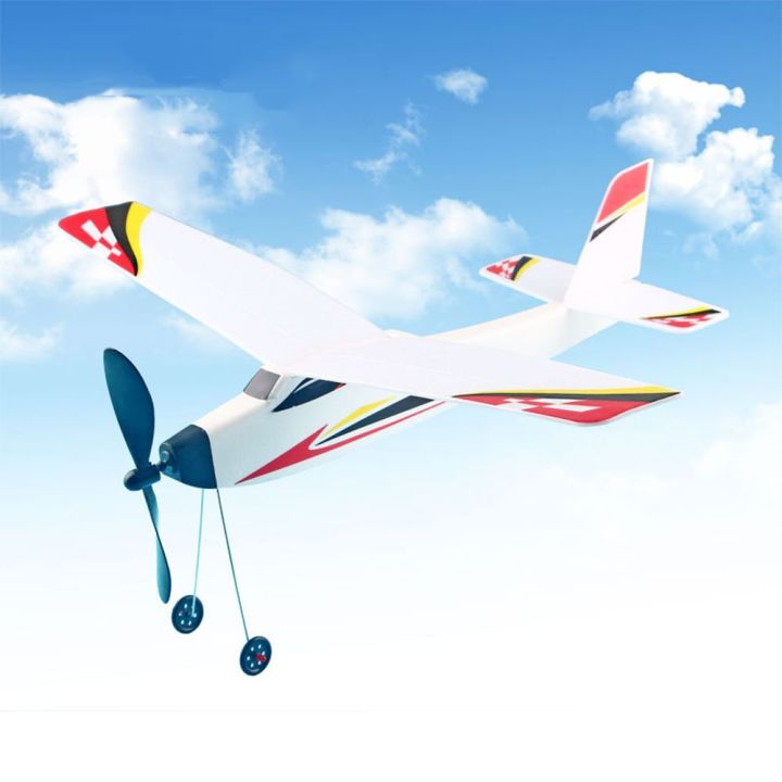 สายรัดเครื่องร่อนรูป3D 1ชิ้นแบบทำมือเครื่องบินโฟมไฟฟ้าของเล่นเพื่อการศึกษาเครื่องบินของเล่นเด็กของขวัญเครื่องบินจำลอง  | Lazada.Co.Th