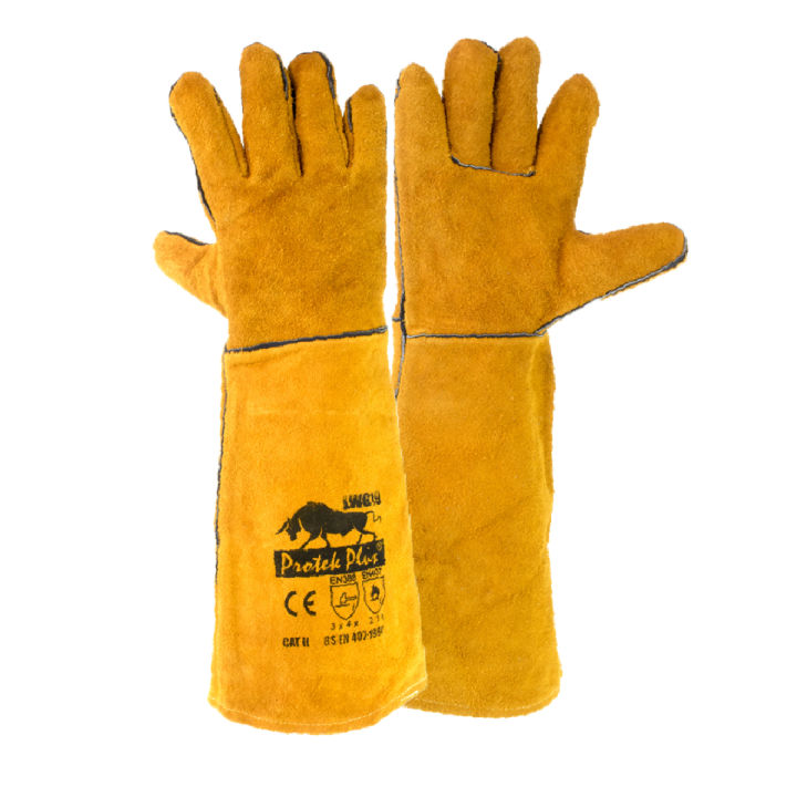 protek-plus-lwg19-yellow-ถุงมือหนังยาว-19-นิ้ว-สีเหลือง-ถุงมือเชื่อมไฟฟ้า-ถุงมือกันความร้อน-ตัดเลเซอร์-กันสะเก็ดไฟ-spatter-tactool-รุ่นยอดนิยม