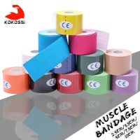 【LZ】 KoKossi Kinesiology Tape Athletic Recovery Elastic Tape Kneepad Muscle Pain Relief Knee Pads Support for Gym Fitness Bandage