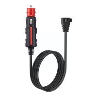 2M For Car Refrigerator Warmer Extension Power Cable Red Headed German Cigarette Lighter Car Refrigerator Extension Cable D5G2