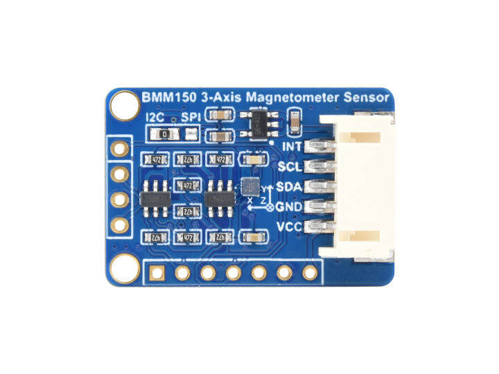 เซ็นเซอร์-magnetometer-3แกน-bmm150-เซ็นเซอร์เข็มทิศดิจิตอล-การวัดสนามแม่เหล็ก-รองรับ-raspberry-piarduino-esp32