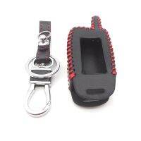 ◈ A9 Leather Key Case For Starline A9 A6 A8 A4 Car LCD Alarm Remote Controller Keychain Cover Hand-Made Style Accessories