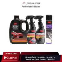 3M แชมพูล้างรถ PN39000W+ PN39034LT + Leather and Fabric Cleaner + PN39040LT