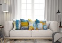 【CW】 Ink Print Pattern Pillowcase Office Cushion Cover