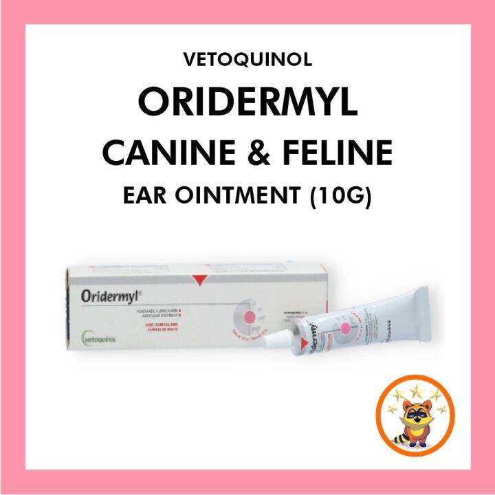 ☄♨ Vetoquinol Oridermyl Ear Ointment for Canine Dogs and Feline Cats ...