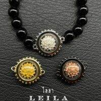 Leila Amulets ดอกพิกุล บารมีบุญเรือน ห่วงข้าง (พร้อมกำไลหินฟรีตามรูป)