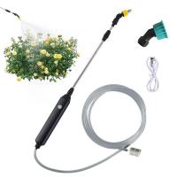 Garden Watering Spray Gun USB Automatic Electric Sprayer Nozzle Sprinkler Garden Plant Mister Watering Spray Irrigation Tool