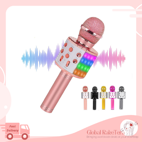 WS858 Wireless Bluetooth Microphone Karaoke Speaker Karaoke