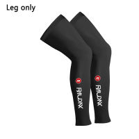 Summer Raudax Leg Warmers Black UV Protection Cycling Arm Warmer Breathable Bicycle Running Racing MTB Bike Leg Sun Protection