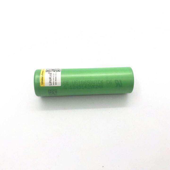 vtc6-sony-ถ่านชาร์จแท้-3000mah-rechargeable-battery-18650-3-7v-ราคาต่อ1-ก่อน-ซื้อ2แถมกล่องฟรี