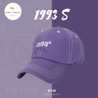 PING STUDIOS-caps หมวกแก๊ป หมวกเบสบอล1993ฤดูร้อน Ins หมวกกันแดดคู่สำหรับผู้ชายและผู้หญิง