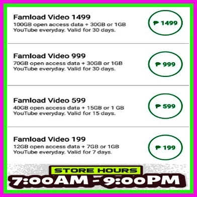 Pldt Famload Video 199 599 999 1499 Famload Pldt Load Pldt Pldt Home Wifi Load Wifi Load Mobile Load Lazada Ph