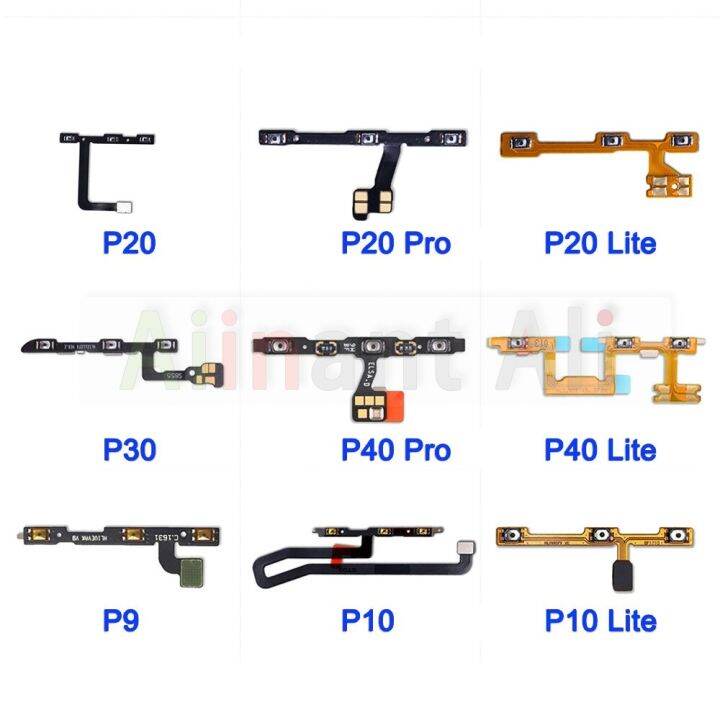 cod-free-cas-anlei3-ปุ่มเปิดปิดปุ่มที่ปรับเสียงขึ้นลงปิดเสียงสวิตช์ริบบิ้นสายเคเบิลงอได้สำหรับ-huawei-p9-p10-p20-p30-p40-lite-pro-plus