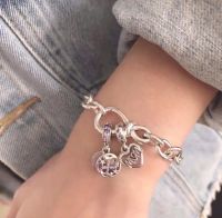 100 S925 Sterling Silver New Timeless Symbol Flower Knot Pan celet For Women Wedding Party Gift Fashion Jewelry