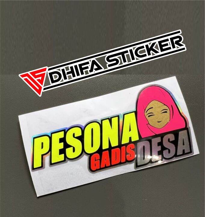 Stiker Pesona Gadis Desa Stiker Kata Kata Stiker Variasi Motor Stiker