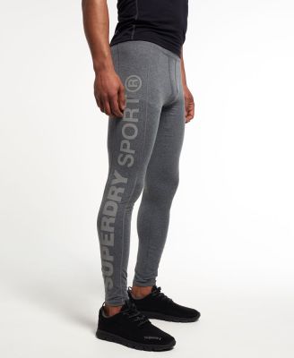 SUPERDRY GYM SPORT RUNNER LEGGING - กางเกงขายาว เลคกิ้ง สำหรับผู้ชาย