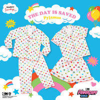 THE DAY IS SAVED Pyjamas | เซ็ตชุดนอนพาวเวอร์พัฟเกิร์ลส์สีขาว