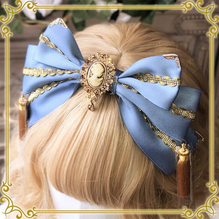original-hand-made-gorgeous-golden-lolita-tassel-headband-japanese-kimono-headdress-hair-accessories-hair-bows