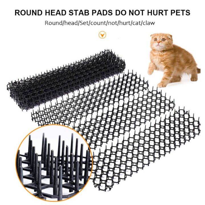 bhq-pet-พร้อมส่ง-ที่กันแมว-ปลอดภัย-ที่ไล่แมว-หนามกันแมว-แผงกันแมว-ไล่แมว-ขนาดใหญ่-หนามไล่แมว-ไล่แมวไม่ให้ขั้นรถ