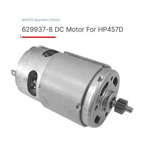 makita-service-part-no-629937-8-motor18v-with-pinion-for-model-df-hp457d-dhp-ddf-453d-hp-df-488-อะไหล่ทุ่นพร้อมเฟืองขับ-14-ฟัน-มอตเอร์-18-โวลล์-มากีต้า