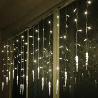 3.5M Outdoor Waterproof LED String Lights Christmas Ice Piton Flashing Curtain Lights for Party Wedding Decoration Fairy Lights