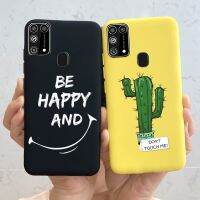 เคสโทรศัพท์สำหรับ Samsung Galaxy M31กรณี6.4 "ซิลิโคนนิ่มด้านฝาครอบที่ใส่สำหรับซัมซุง M 31 M31กันชนป้องกัน Shell