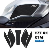 จำนวนครั้งที่กำหนด☇♝สำหรับ Yamaha YZF แผ่น YZFR1 R1M R1 YZF-R1 2015-2021แผ่นถังน้ำมันด้านข้างสติกเกอร์ติดปลอกปกป้องเข่าถังสติกเกอร์รูปลอกแผ่นกันกระแทก Tankpad