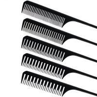 Highlighting Hair Styling Comb Heat Resistant Pin Rat Tip Tail Comb Antistatic Separate Parting Hair salon professional Combs