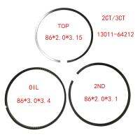 Engine Piston Ring 2C 2CT 3C 3CT 2*2*3 STD +0.25 35912 28029 86MM 13011-64212 For Toyota Estima Gaia Ipsum Corolla