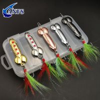 2pcs/5pcs Hard Metal VIB Fish Lures Spoon Lure Artificial Baits Cool Fishing Accessory Fun Novelty Gifts For Holiday Part Accessories