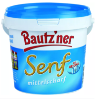 ?HOT Items? Bautzner Senf mittelscharf Mustard ?Medium hot 1000 ml