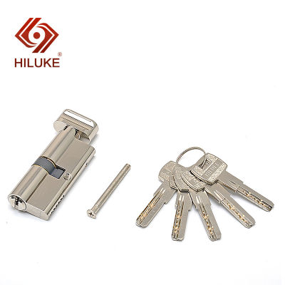 HILUKE RTC70.5C 70mm European standard lock cylinder security door copper alloy lock core hardware