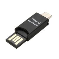 USB 3.1 Type C USB-C to -SD TF Card Reader Adapter for PC Cellphone