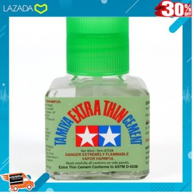 [ ของเล่นเสริมทักษะ Kids Toy ] กาวเชื่อมพลาสติก TAMIYA EXTRA THIN CEMENT ขนาด 40 ml (สูตรแห้งเร็ว) .สินค้าเกรดพรีเมี่ยม คุณภาพดี.