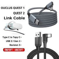 Link Cable for Oculus Quest 2 Nylon woven Link 3M-6M Quick Charge data transmission 5GBS for Meta Quest Pro Pico4 VR Accessories