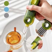 3 1 Cups Detail Crevice Lid Multi-Functional Nursing Clean Brush Water Straw Cleaning Tools In Cup Bottle