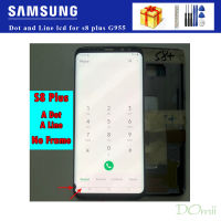 Original ข้อบกพร่อง Point Line LCD สำหรับ Samsung Galaxy S8 Plus G955 G955F G955FD จอแสดงผล LCD Touch Screen Digitizer