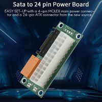 Power Board Dual PSU Multiple Power Supply Adapter Add2Psu with Sata ATX 24Pin to 4Pin Connector for Bitcoin Miner