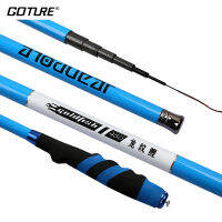 Goture 3.6-6.3M Telescopic Joran Pancing 2/8 Power คาร์บอนแข็งแรงมากเส้นใยลำธารมือขั้วโลกเบ็ดตกปลาคาร์ฟ Fishing Pole